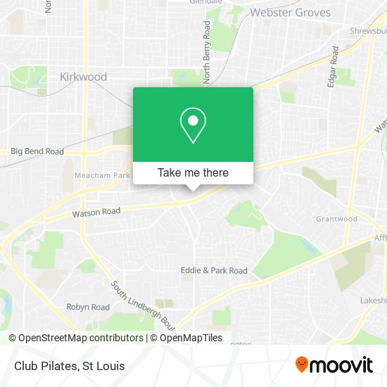 Club Pilates map