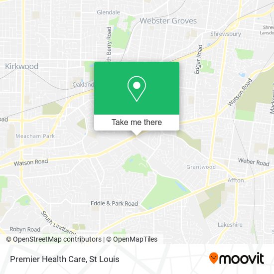 Premier Health Care map