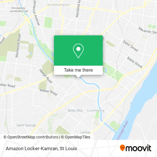 Amazon Locker-Kamran map