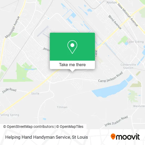 Mapa de Helping Hand Handyman Service
