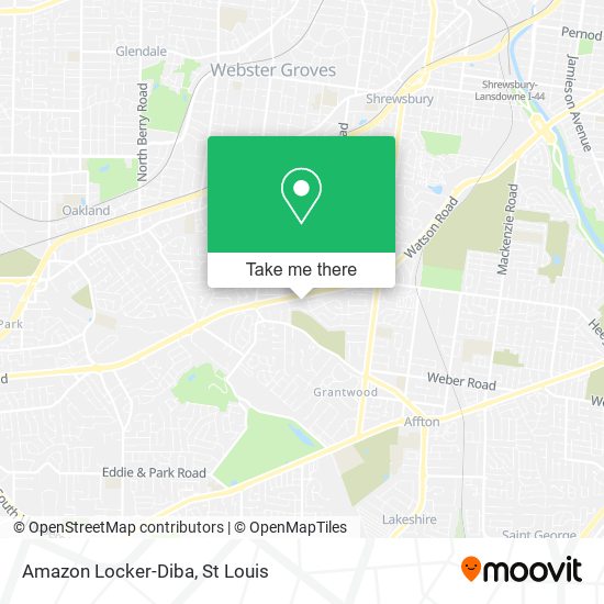 Amazon Locker-Diba map
