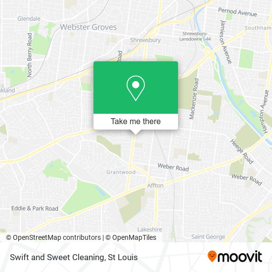 Mapa de Swift and Sweet Cleaning
