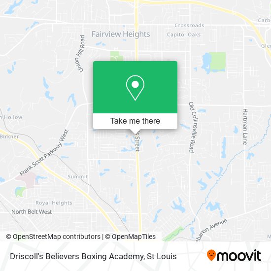 Mapa de Driscoll's Believers Boxing Academy