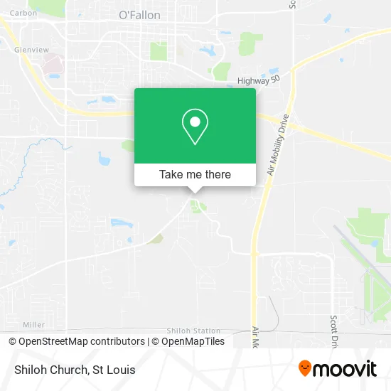Shiloh Church map