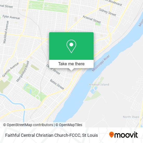 Faithful Central Christian Church-FCCC map