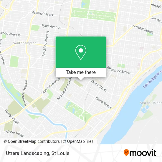 Utrera Landscaping map