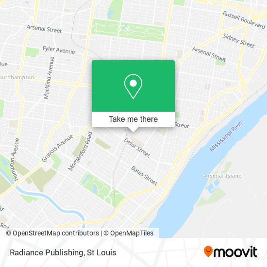 Radiance Publishing map