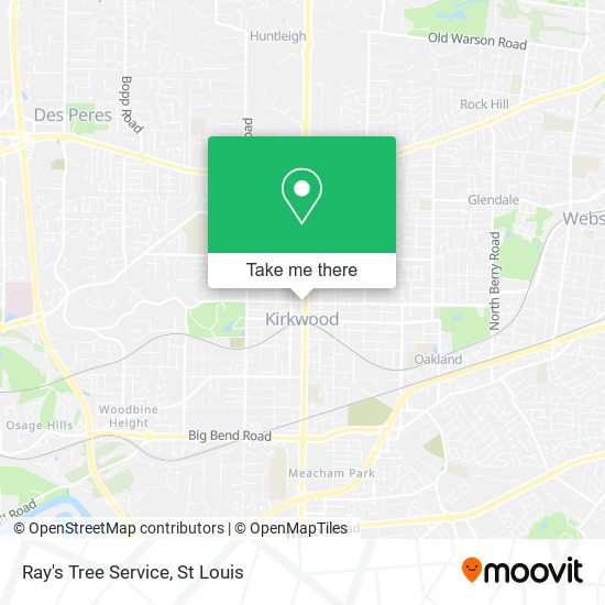 Mapa de Ray's Tree Service