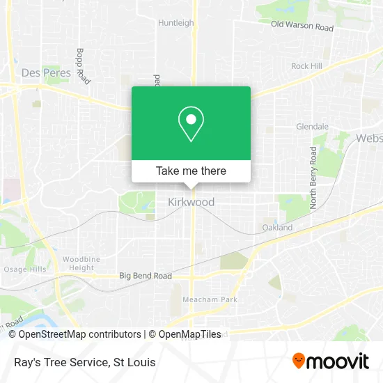 Ray's Tree Service map