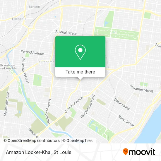 Amazon Locker-Khal map