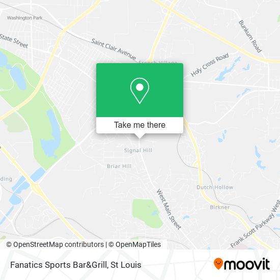 Fanatics Sports Bar&Grill map