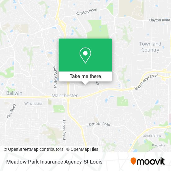 Mapa de Meadow Park Insurance Agency