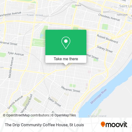 The Drip Community Coffee House map