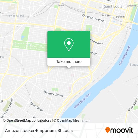 Amazon Locker-Emporium map