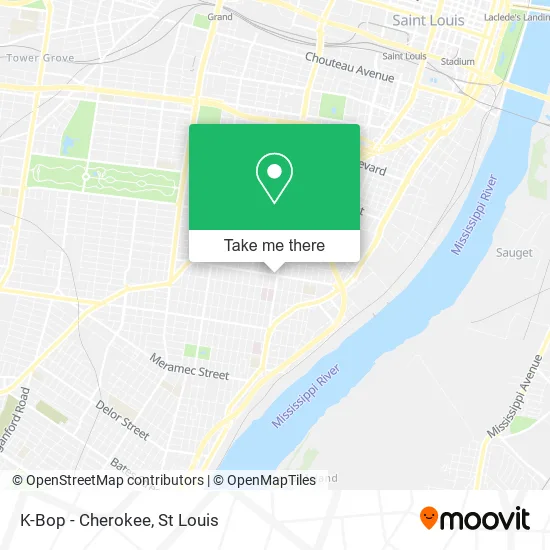 K-Bop - Cherokee map