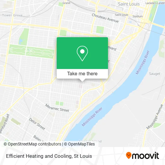 Efficient Heating and Cooling map