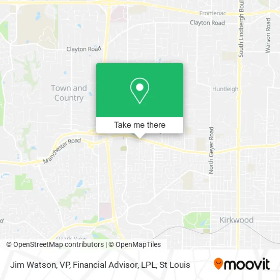 Jim Watson, VP, Financial Advisor, LPL map