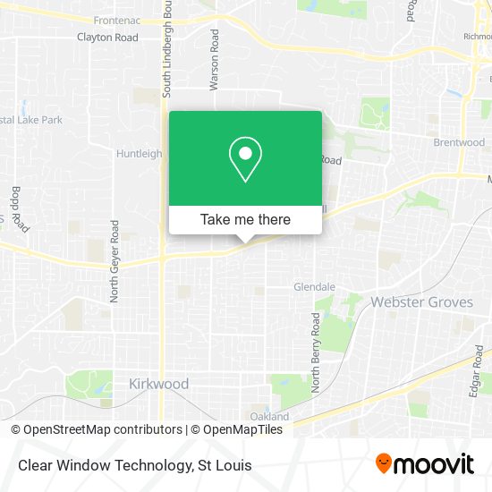 Clear Window Technology map