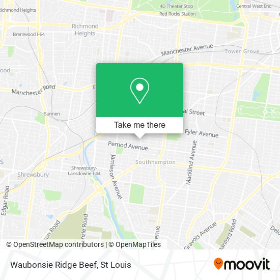 Mapa de Waubonsie Ridge Beef