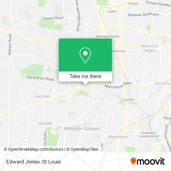 Edward Jones map