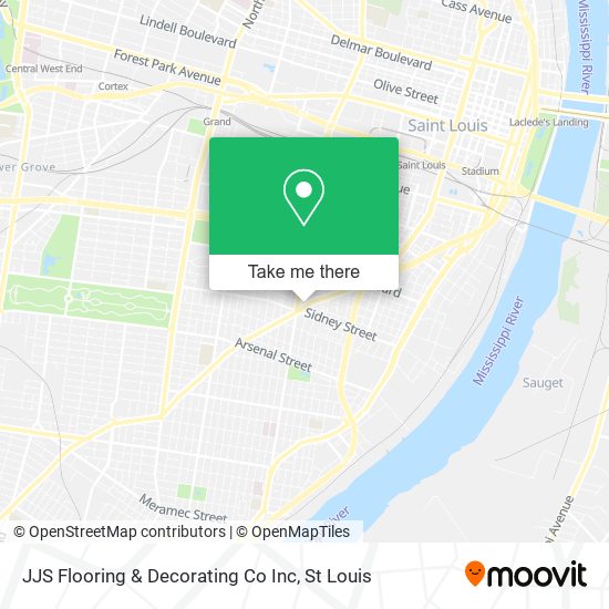 JJS Flooring & Decorating Co Inc map