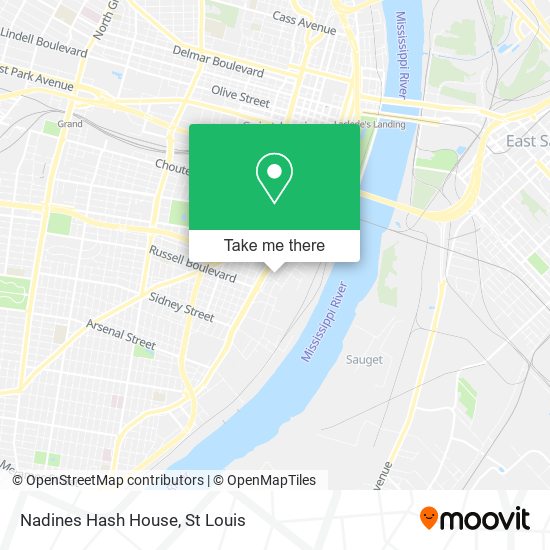 Mapa de Nadines Hash House