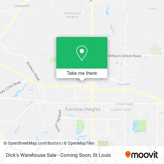 Dick's Warehouse Sale - Coming Soon map