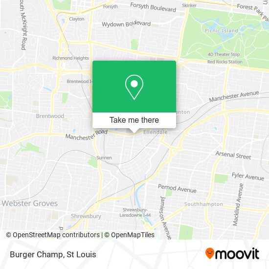Mapa de Burger Champ