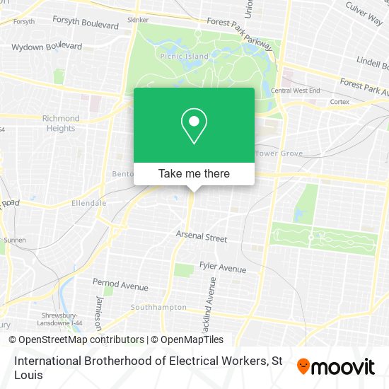 Mapa de International Brotherhood of Electrical Workers