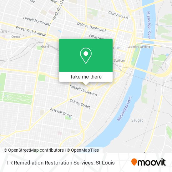 TR Remediation Restoration Services map