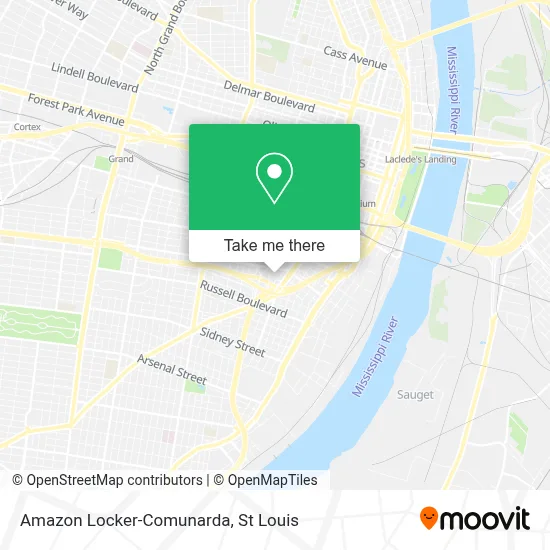 Amazon Locker-Comunarda map
