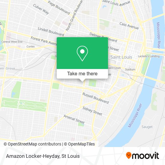 Amazon Locker-Heyday map