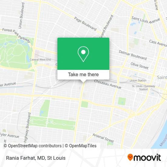 Rania Farhat, MD map