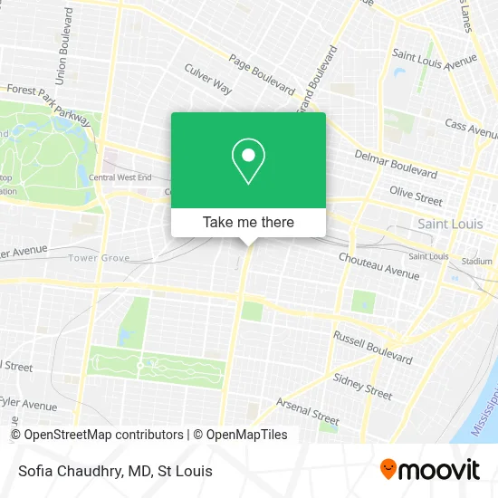 Sofia Chaudhry, MD map