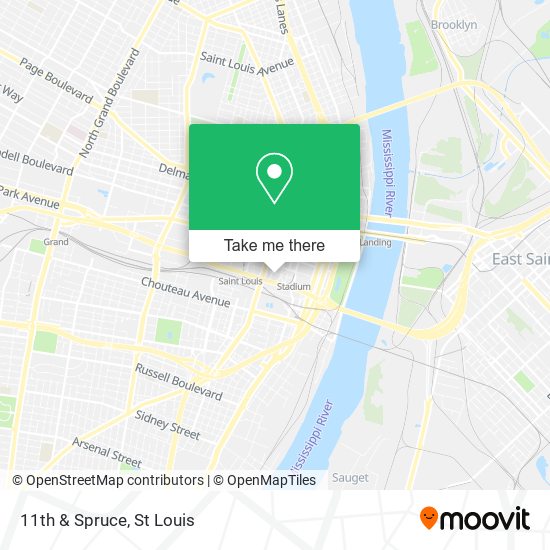 Mapa de 11th & Spruce