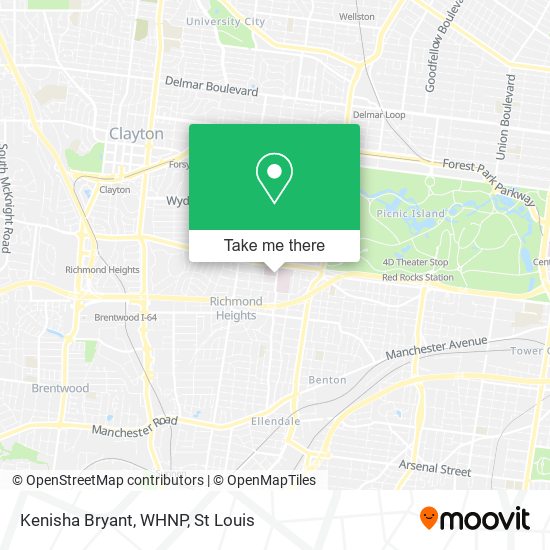 Kenisha Bryant, WHNP map