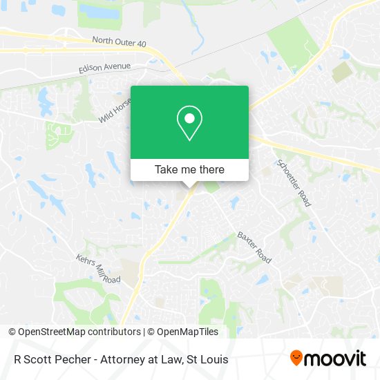 Mapa de R Scott Pecher - Attorney at Law
