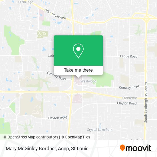 Mapa de Mary McGinley Bordner, Acnp