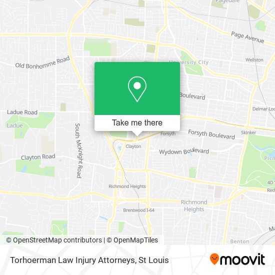 Mapa de Torhoerman Law Injury Attorneys