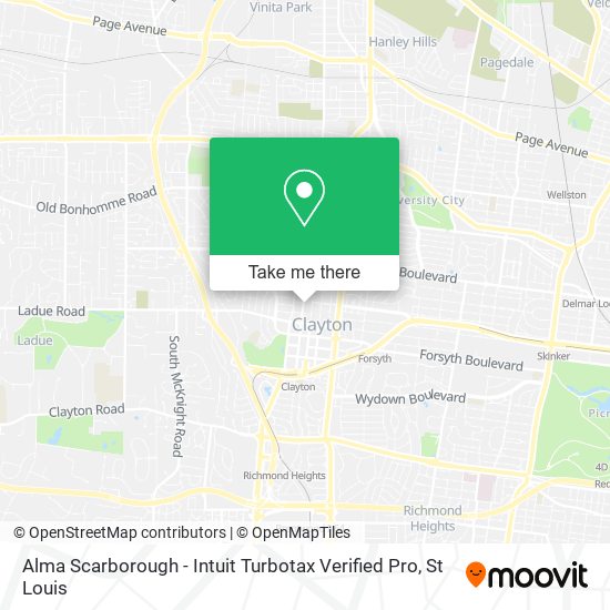 Mapa de Alma Scarborough - Intuit Turbotax Verified Pro