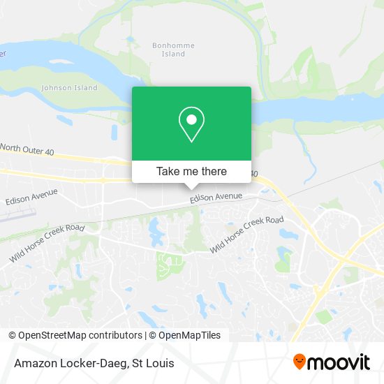 Amazon Locker-Daeg map