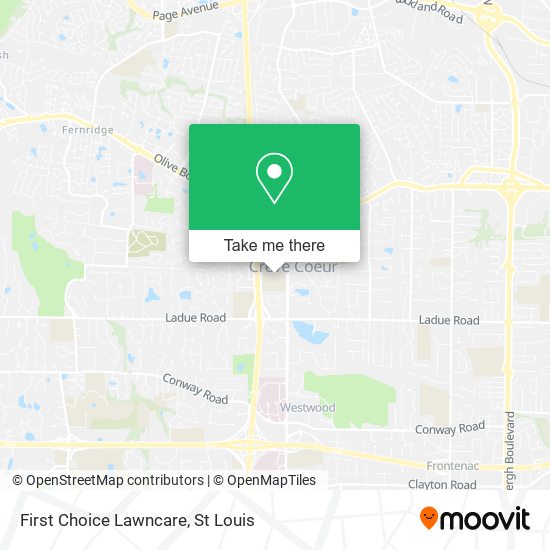 Mapa de First Choice Lawncare