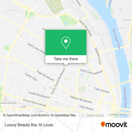 Luxury Beauty Bar map