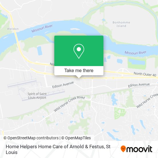 Home Helpers Home Care of Arnold & Festus map