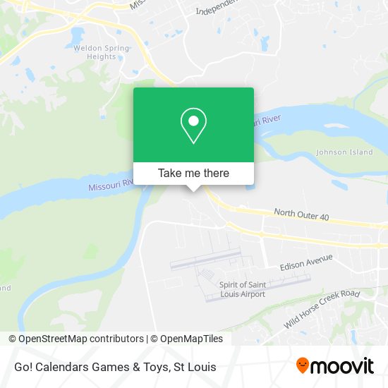 Go! Calendars Games & Toys map