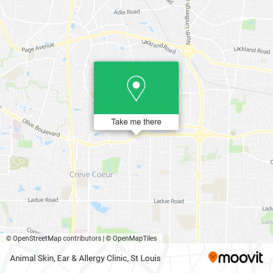 Animal Skin, Ear & Allergy Clinic map