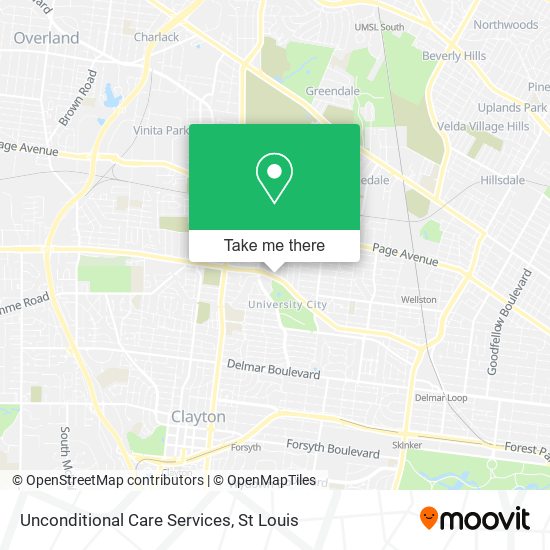 Unconditional Care Services map