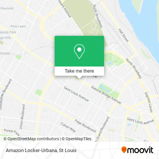 Amazon Locker-Urbana map