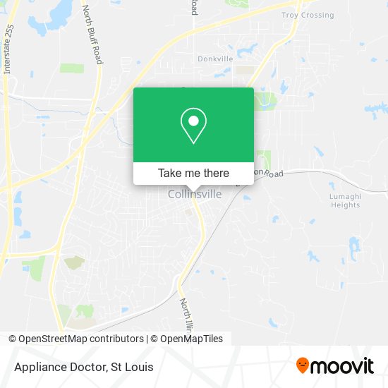 Appliance Doctor map