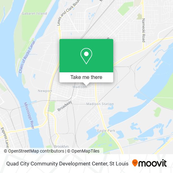 Quad City Community Development Center map